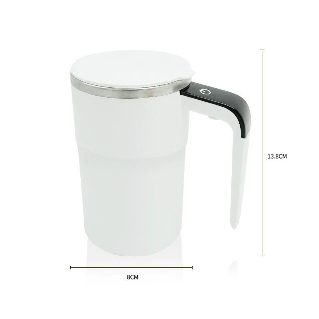 (image for) IPRee Intelligent Magnetic Auto-Stirring Cup with LED Display Temperature 380ml Rechargeable Portable Mixing Coffee Mug For Home & Office Use